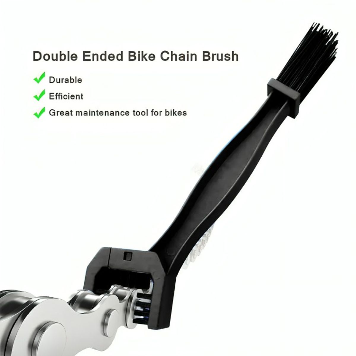 GENERICO - 3 En 1 Limpia Cadenas Bikein Con Cepillo Para Piñón