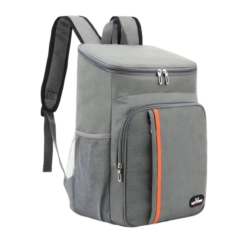 GENERICO - Mochila Térmica Bolsa Grande Para Almuerzo De 18 Litros Gris