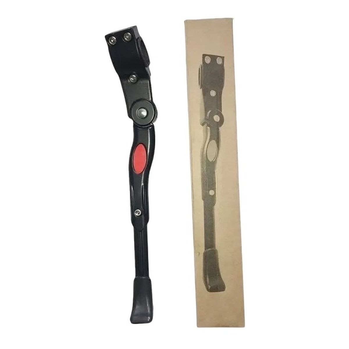 GENERICO - Pata Apoyo Para Bici Ajustable Soporte 100% Aluminio