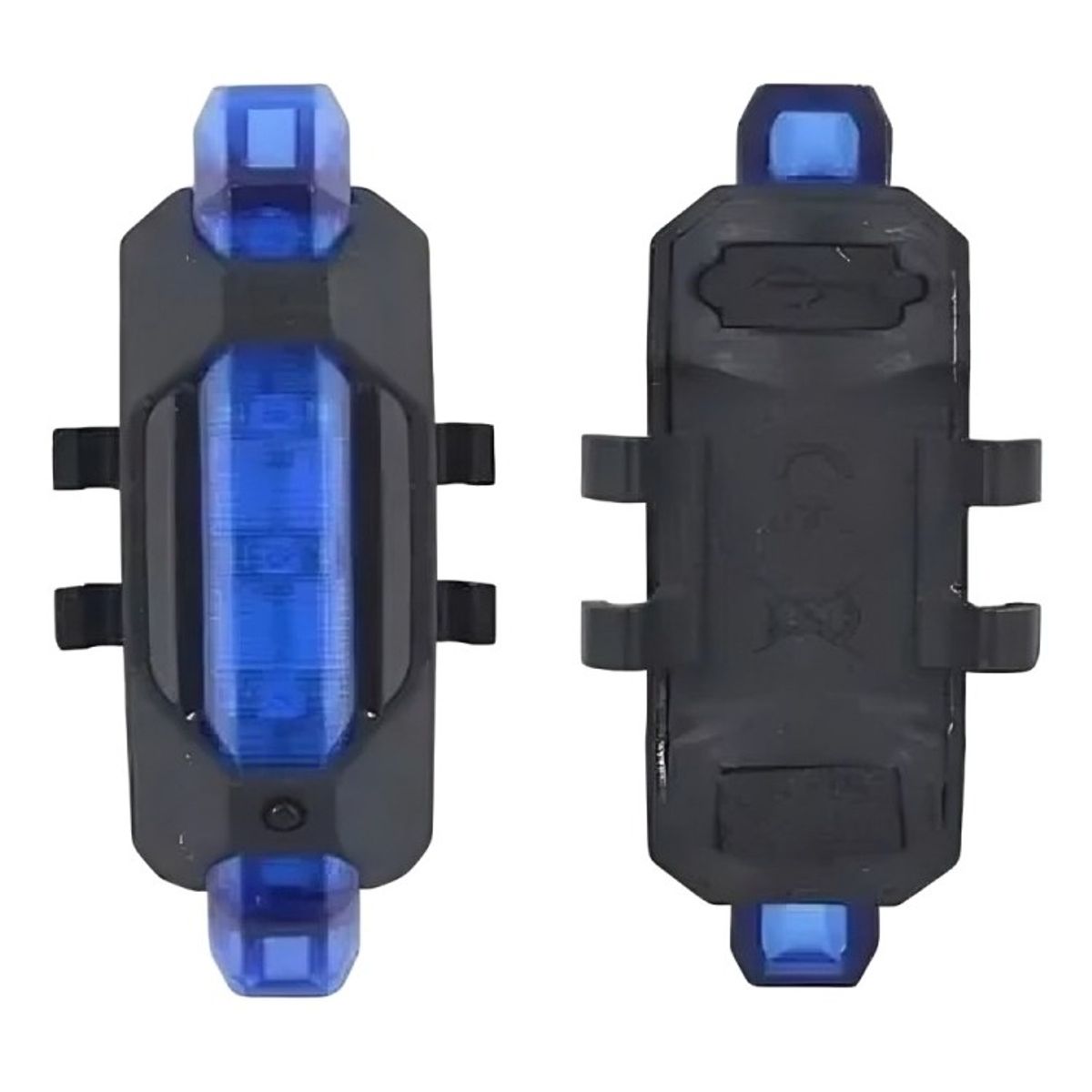 GENERICO - Luces Led Recargables Para Bicicleta Azul