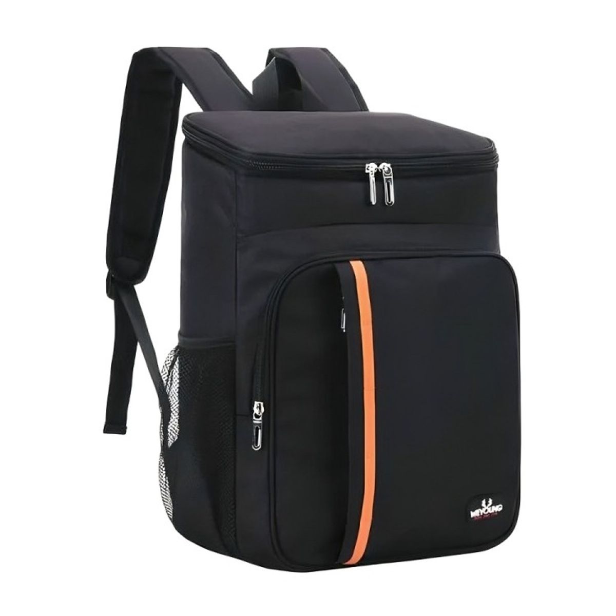 GENERICO - Mochila Térmica Bolsa Grande  Almuerzo De 18 Litros Negro