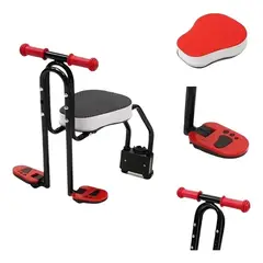 GENERICO - Silla Soporte Asiento Delantero Niños Porta Bebe Bicicleta
