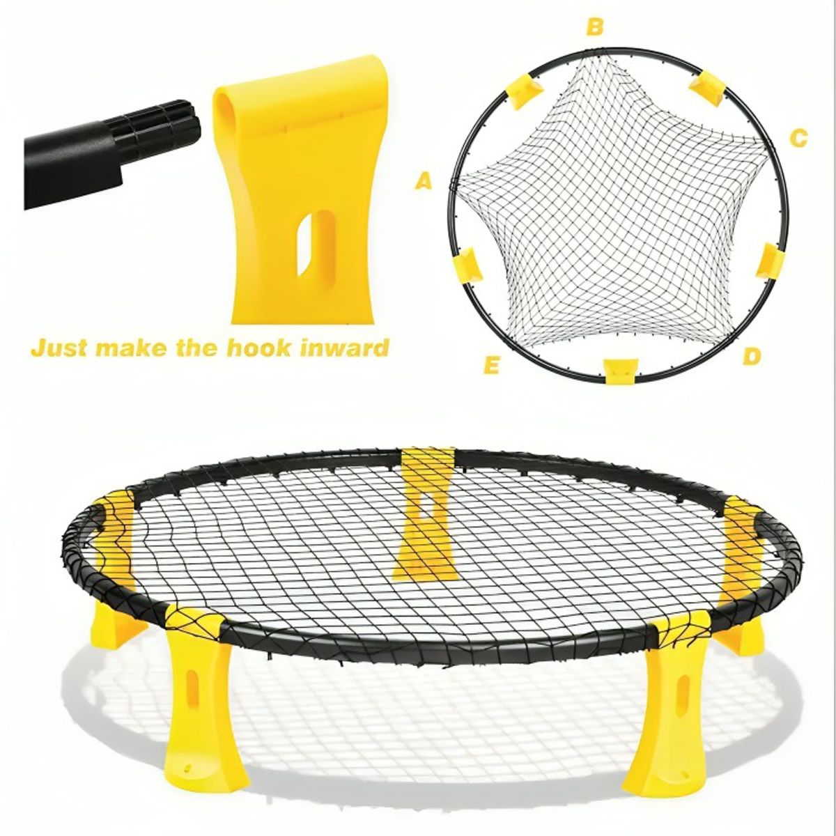 GENERICO - Voleibol Mini Juego De Playa Patio Trasero Spikeball