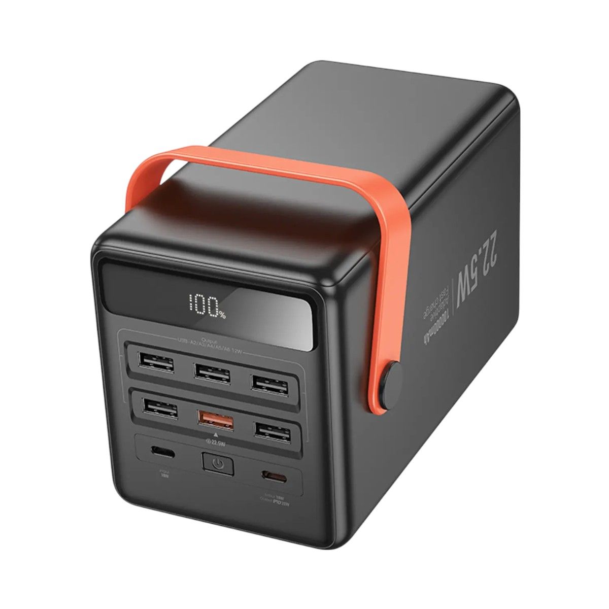 HOCO - Hoco J142 Powerbank 100.000 mAh 225 W QC 30 y PD20W  carga múltiple