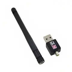 GENERICO - Antena Wifi Lan Mini Usb 300mbps 2.0 Wireless Pc Notebook