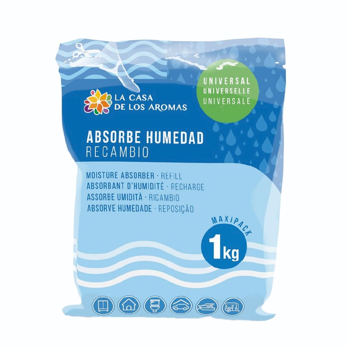 GENERICO - Absorbedor de Humedad Recarga 1 Kilo