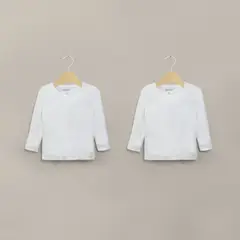 OPALINE - Pack de 2 camiseta algodón bebe CMPUU110S26 2A