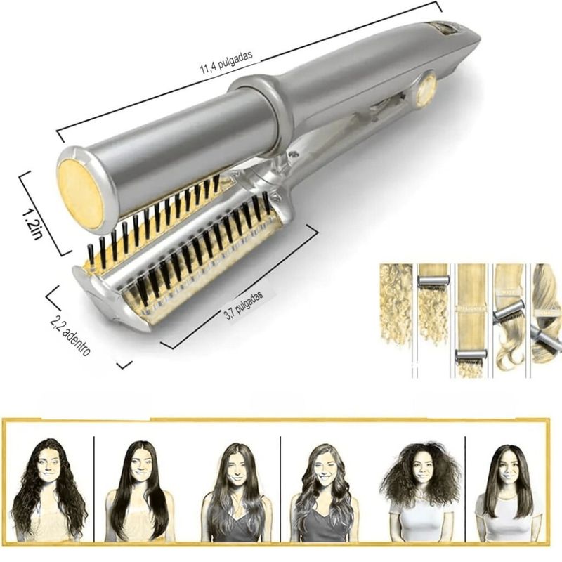 MOVI - Rizador De Pelo Y Plancha Giratoria