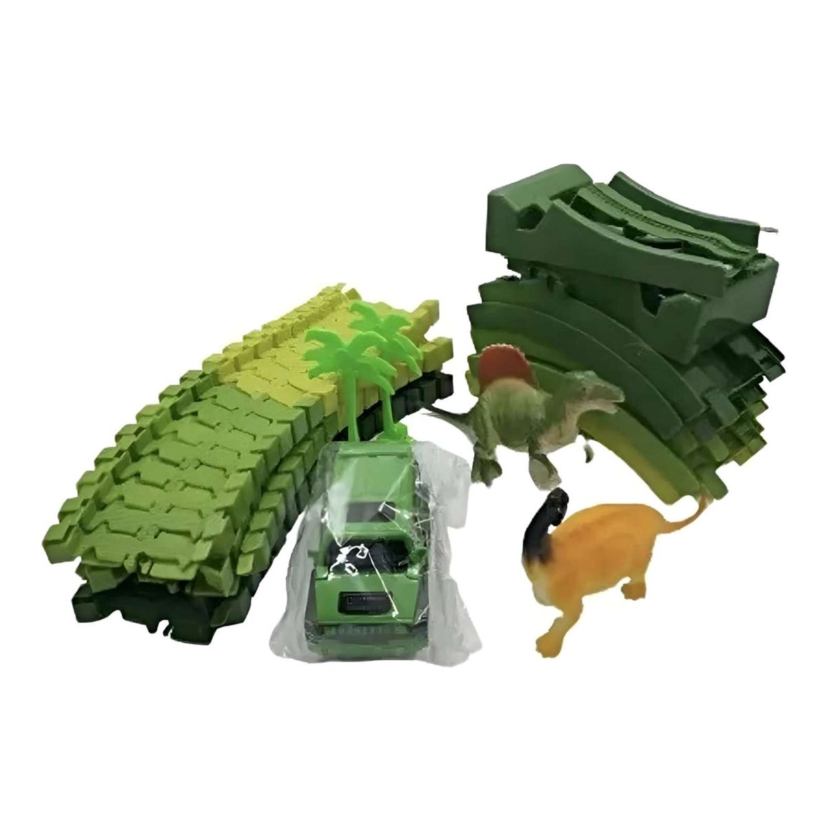 GENERICO - Pista De Autos Con Dinosaurios