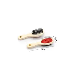 GENERICO - CEPILLO DOBLE PARA MASCOTA 18CM