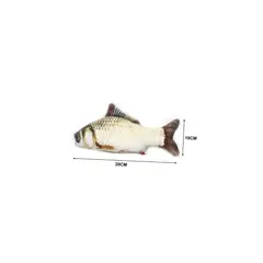 GENERICO - JUGUETE PARA GATOS EN FORMA DE PEZ 20CM