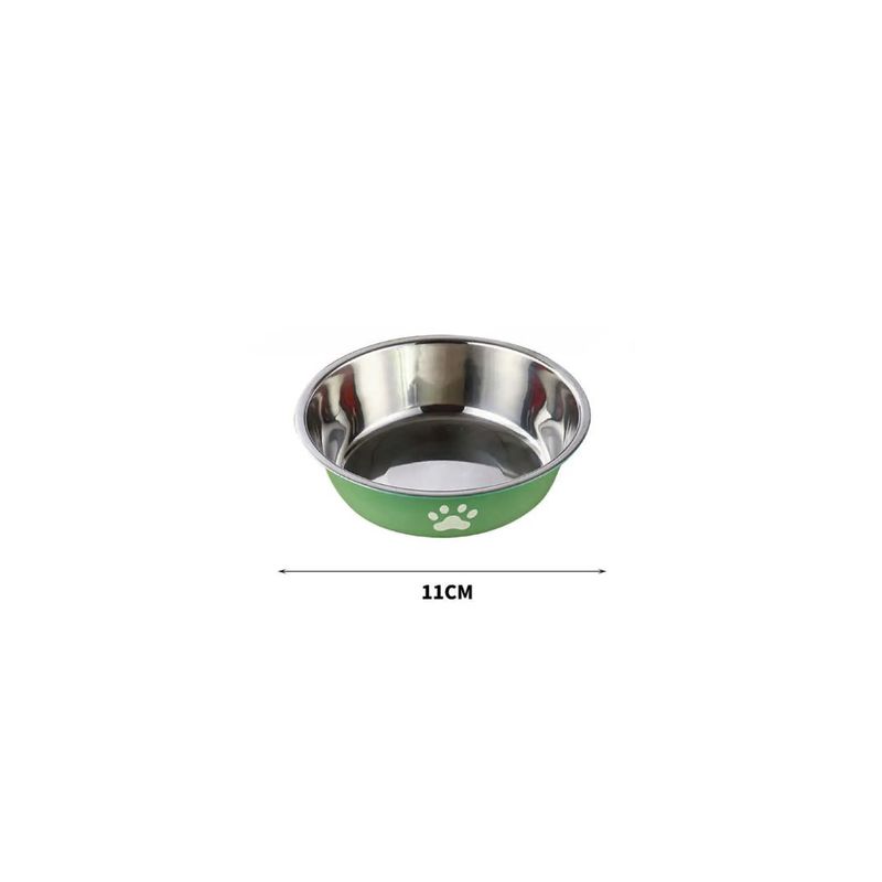 GENERICO - COMEDERO METALICO PARA MASCOTAS 11CM
