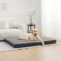 TATEE - Cama M Para Mascota Perros Y Gatos 76X51X8cm gris