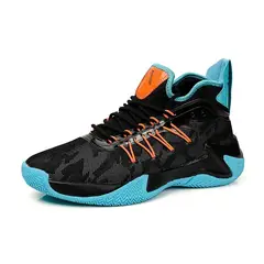 DANWEILE - Zapatillas baloncesto bajas antideslizantes para estudiantes - Negro