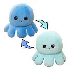 LISM - Pulpo Pulpito Peluche Reversible Muñeco De Felpa Juguete