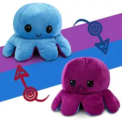 LISM - Pulpo Pulpito Peluche Reversible Muñeco De Felpa Juguete