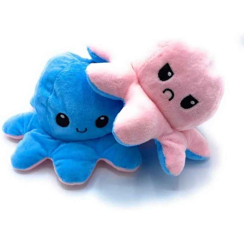 GENERICO - Pulpo Pulpito Peluche Reversible Muñeco De Felpa Juguete