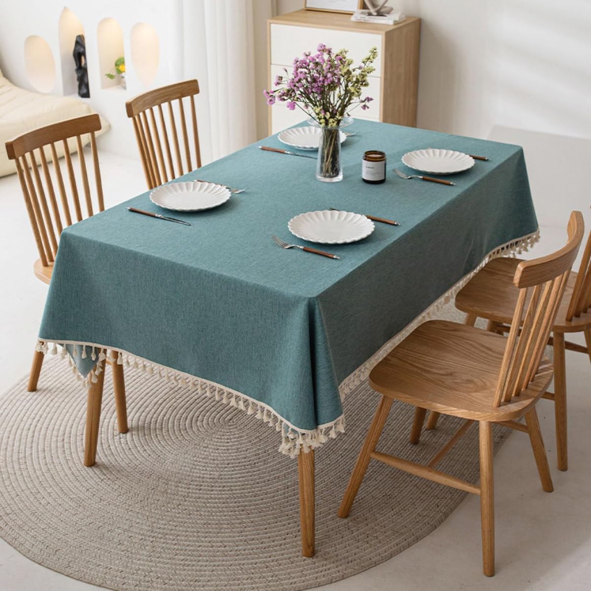 PUREPOWER - Mantel Nórdico Turquesa 140x220cm