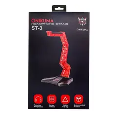GENERICO - Soporte para Audifonos Gamer Onikuma Rojo