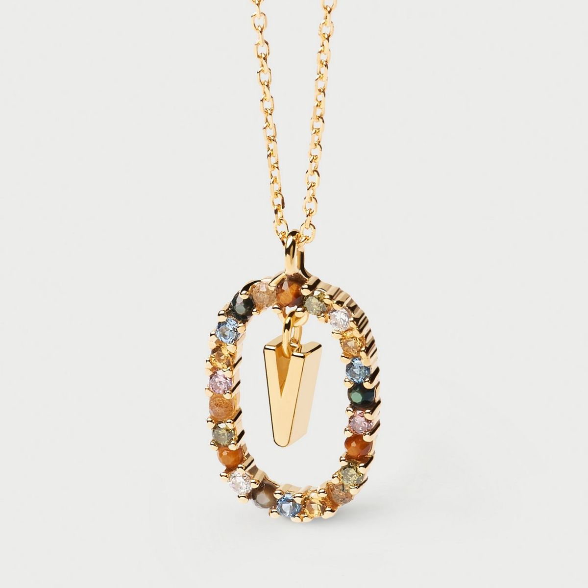 PDPAOLA - Collar Letra V PDPAOLA