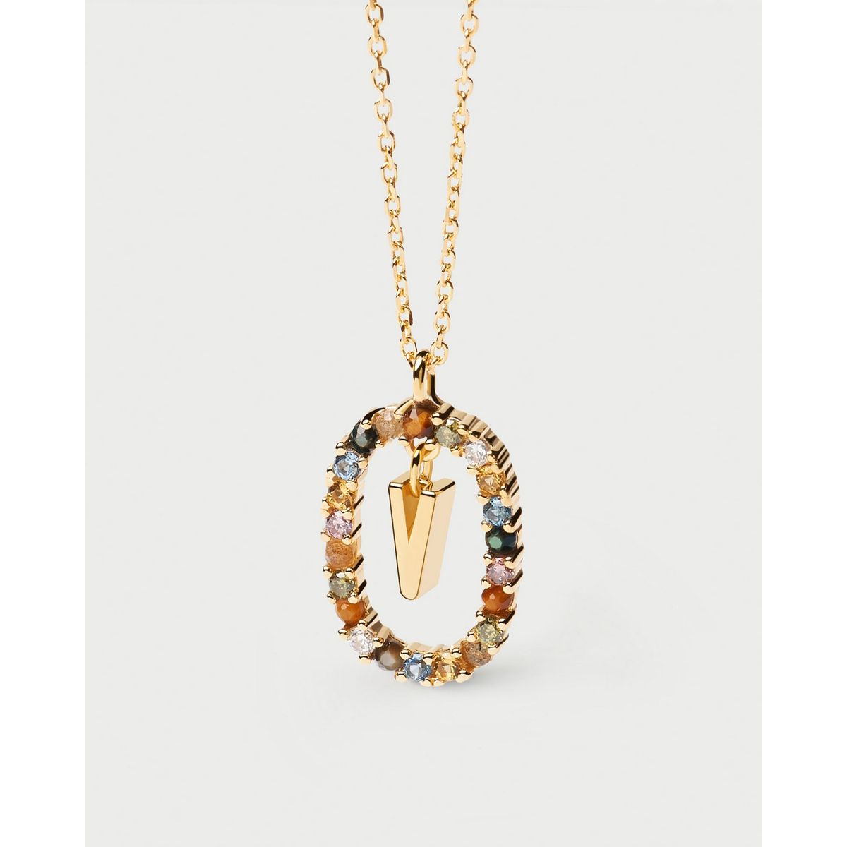 PDPAOLA - Collar Letra V PDPAOLA