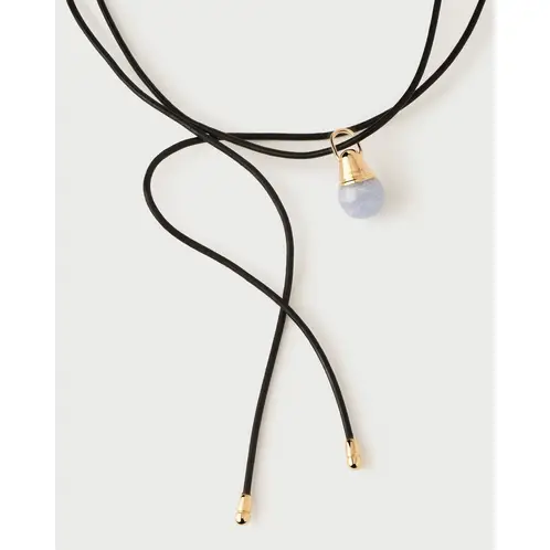 PDPAOLA - Collar lazo de cuero Dana