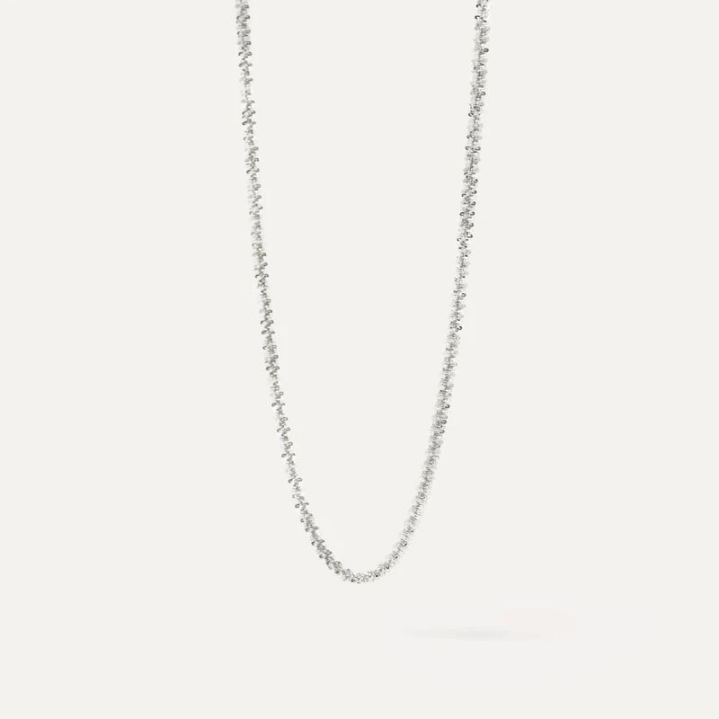 PDPAOLA - Collar cadena de plata Sparkle PDPAOLA