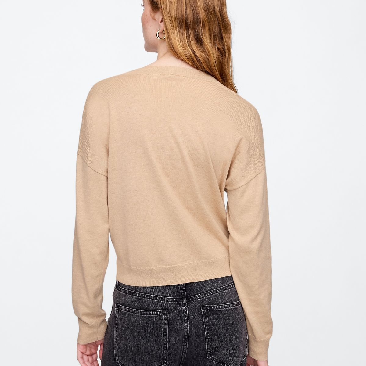 GAP - Sweater Mujer Lightweight Cashsoft Beige Gap