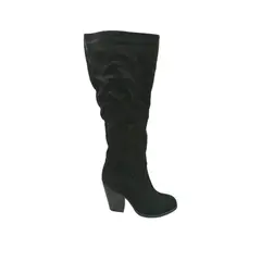 HERIEL - Bota Negra Taco Mujer