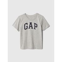 Polera Toddler Niño Logo Manga Corta Gris