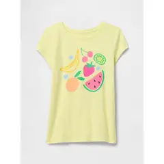 GAP - Polera Niña Fruit V25 Manga Corta Multicolor