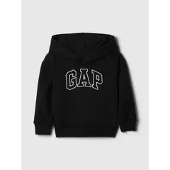 GAP - Polerón Toddler Niño Logo Sin Cierre Negro