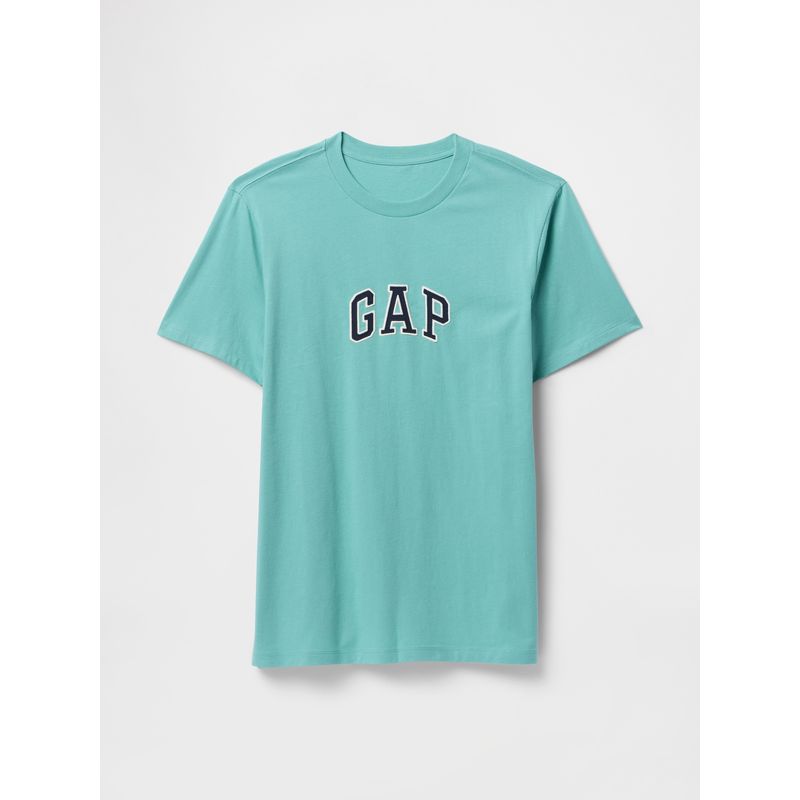 GAP - Polera Hombre Logo Mini Manga Corta Celeste Gap