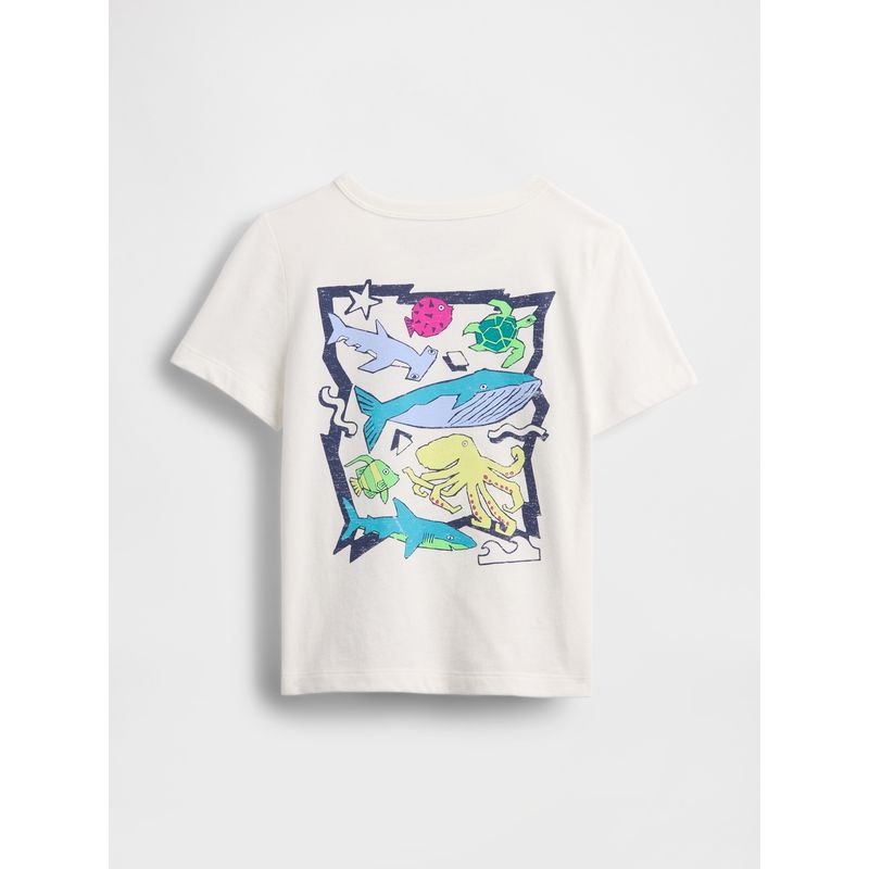 GAP - Polera Toddler Niño Mix & Match Manga Corta Multicolor Gap