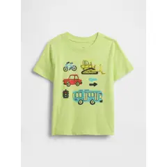 GAP - Polera Toddler Niño Transport Manga Corta Verde