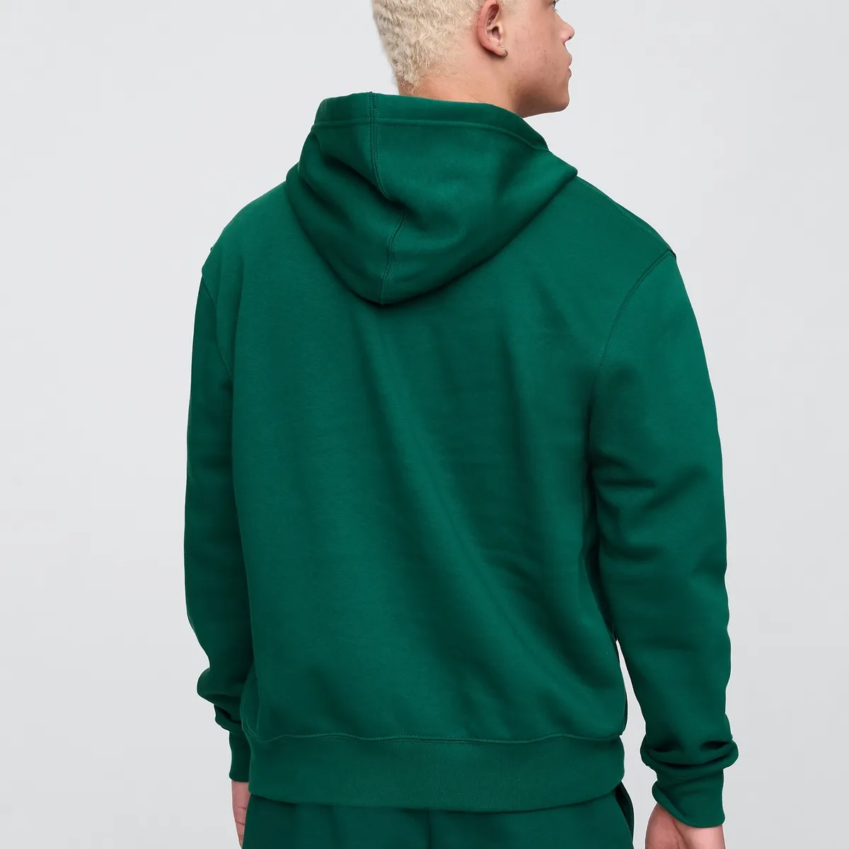 GAP - Polerón Hombre Logo Con Cierre Verde Gap