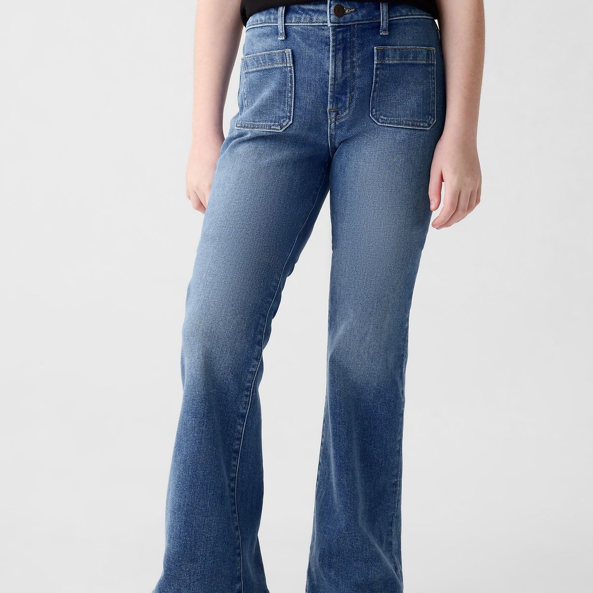 GAP - Jeans Niña Gap Flare 70S Azul