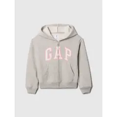 GAP - Polerón Niña Basic Heritage Con Cierre Gris