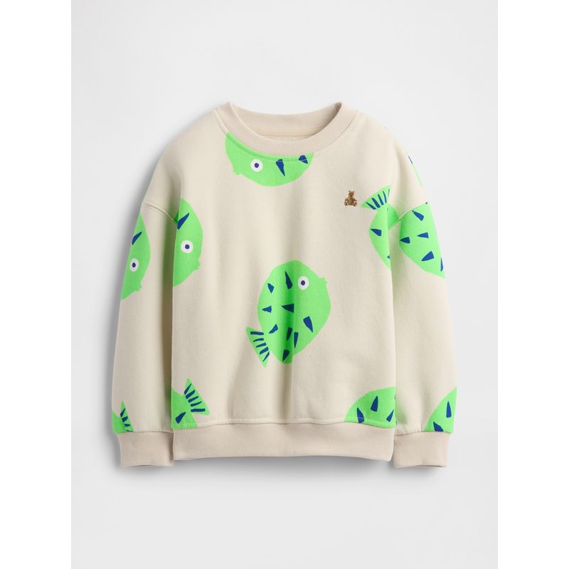 GAP - Polerón Toddler Niño Vintage Sin Cierre Beige Gap
