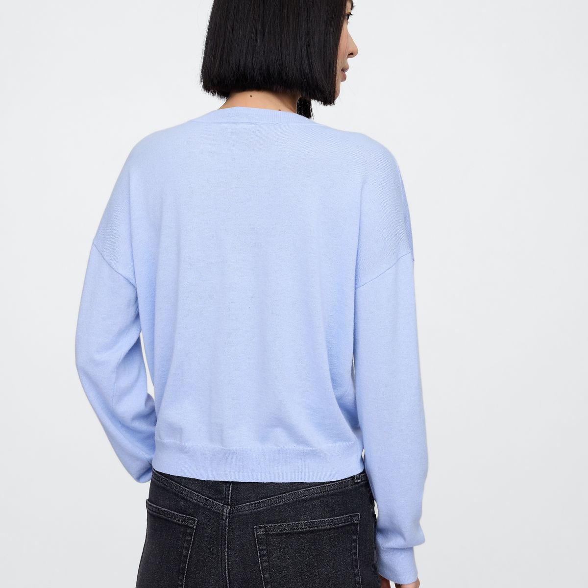 GAP - Sweater Mujer Lightweight Cashsoft Azul Gap