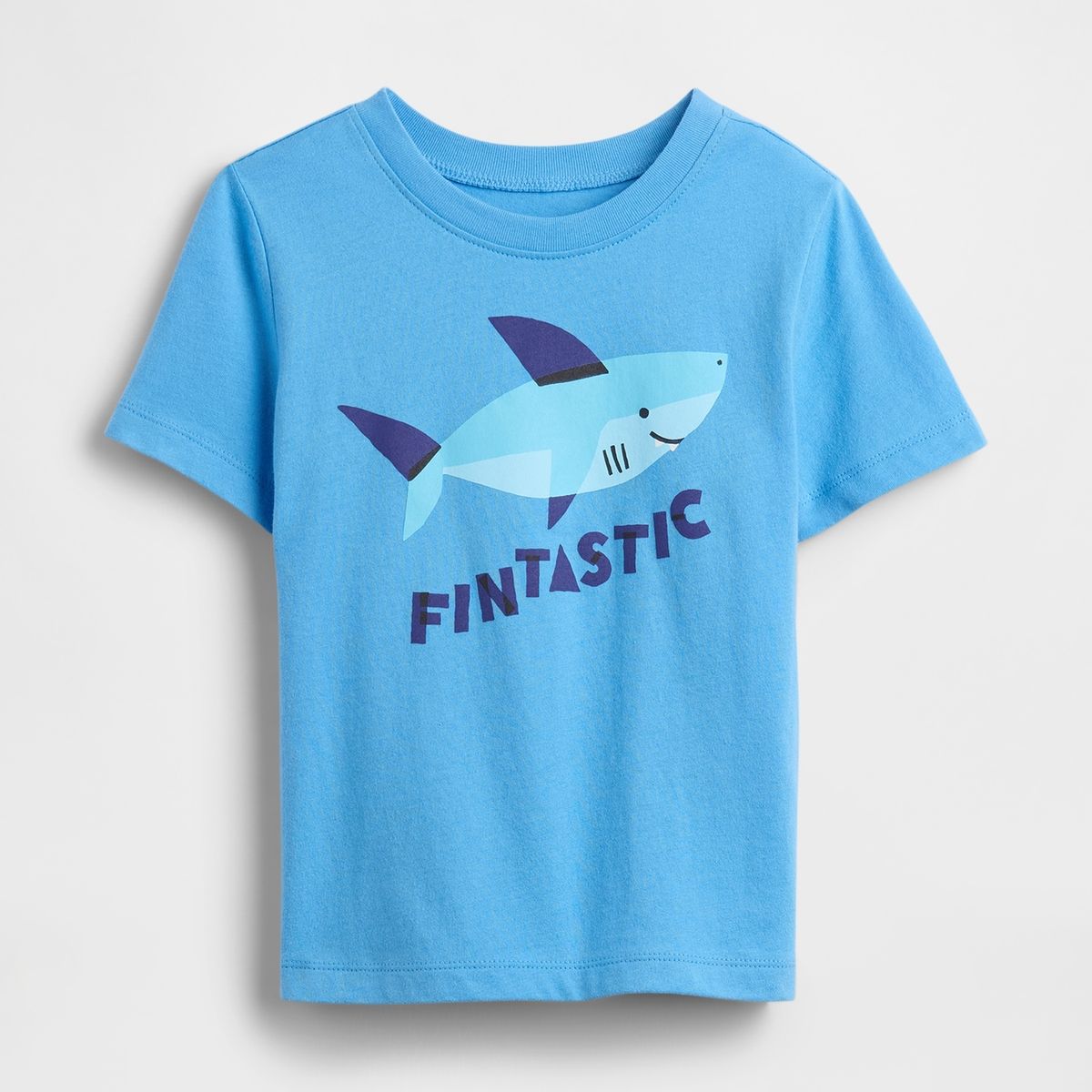 GAP - Polera Toddler Niño Gap Fintastic Manga Corta Azul