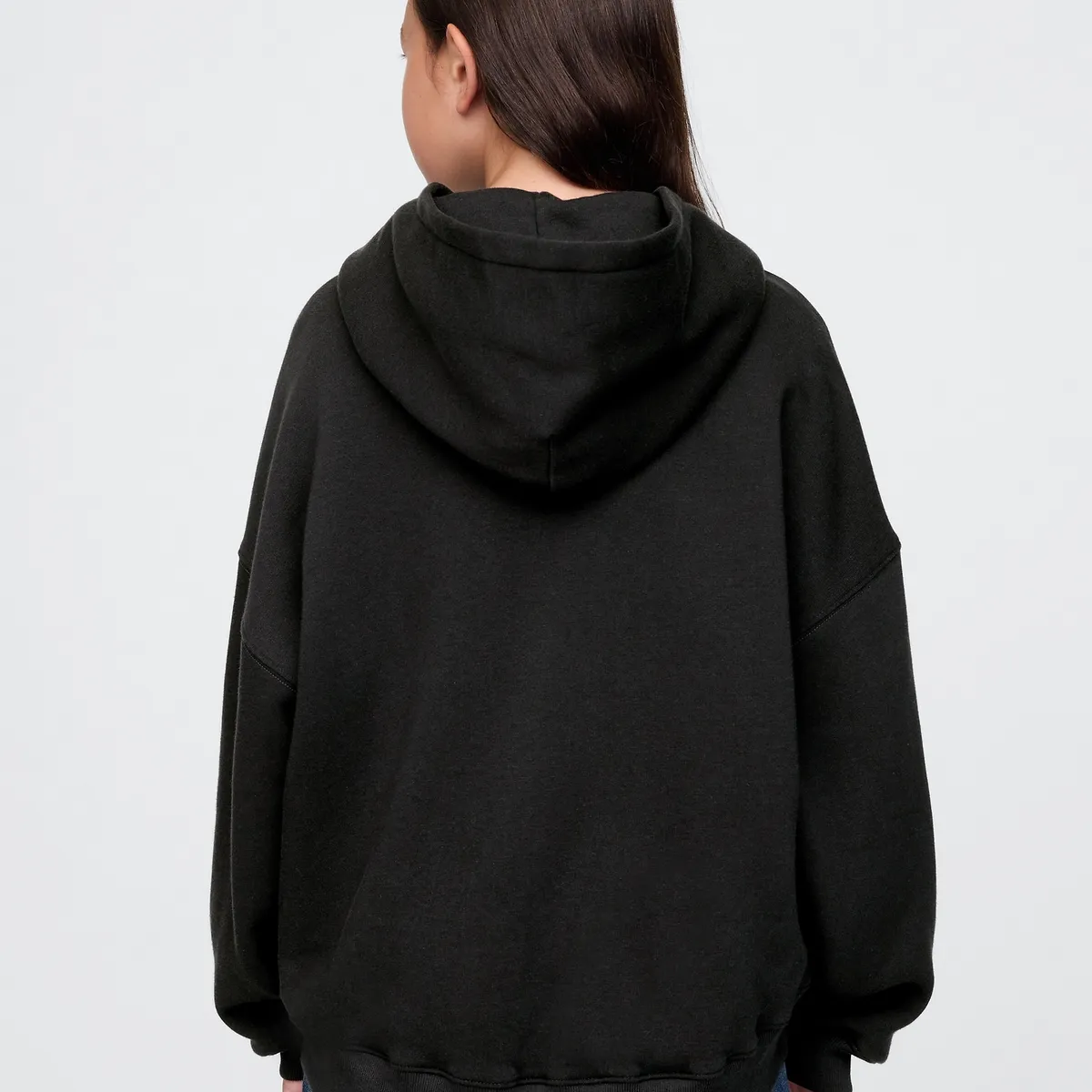 GAP - Polerón Niña Disney Oversized Con Cierre Negro Gap