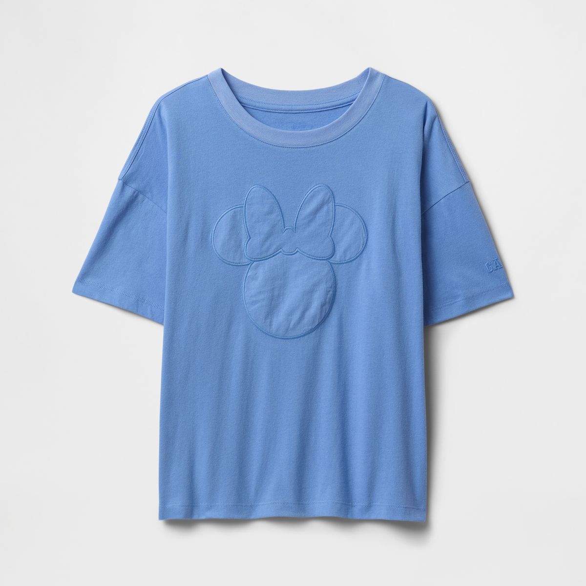 GAP - Polera Niña Minnie Manga Corta Azul Gap