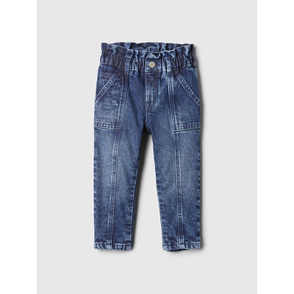 GAP - Jeans Toddler Niña Just Like Mom Ruffle Azul Gap
