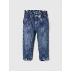 GAP - Jeans Toddler Niña Just Like Mom Ruffle Azul