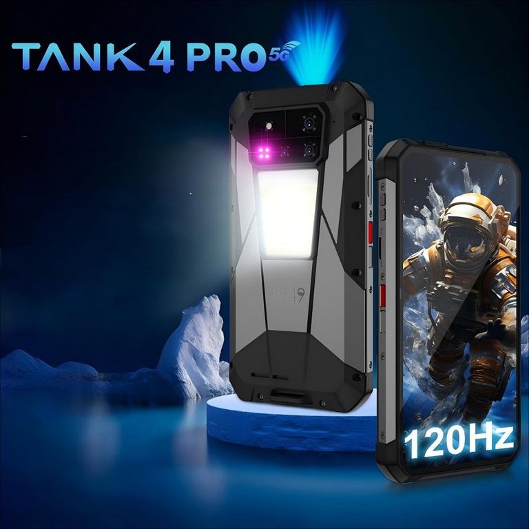 Tank4 pro 5G Celular 36GB+1TB 11600mAh Android 14 Smartphone
