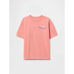 GAP - Polera Niño Marvel Manga Corta Rosado