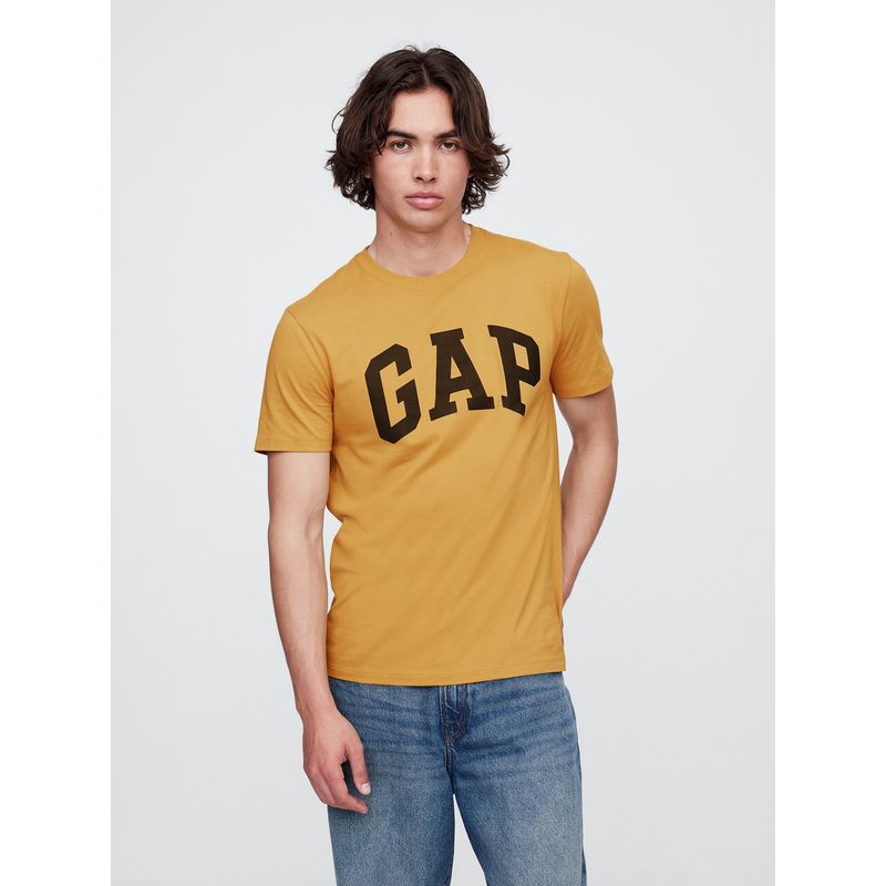 GAP - Polera Hombre Logo V25 Manga Corta Amarillo Gap