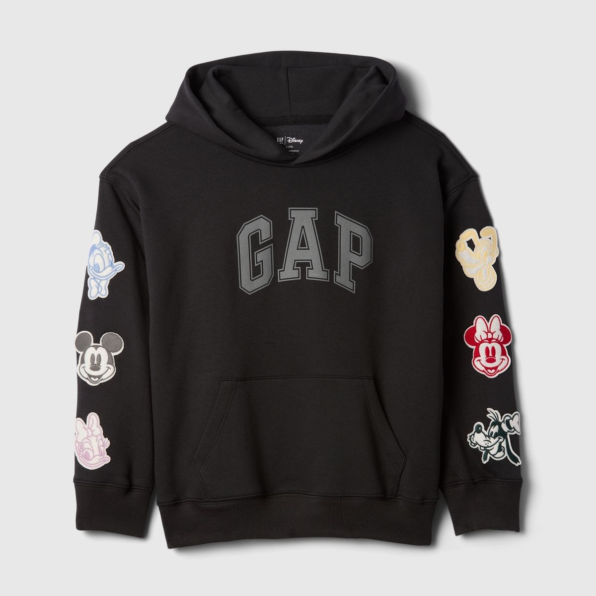 GAP - Polerón Niño Logo Disney Sin Cierre Negro Gap