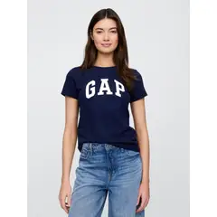 GAP - Pack 2 Poleras Mujer Logo Manga Corta Azul Marino